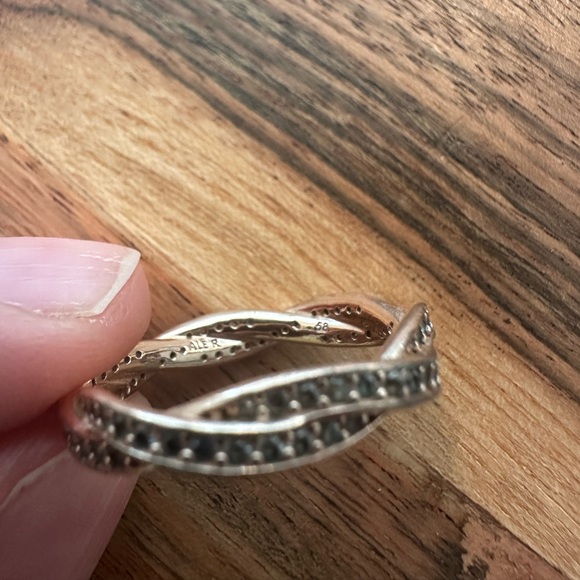 Pandora Rose Twist of Fate ring size 58 - Picture 2 of 6